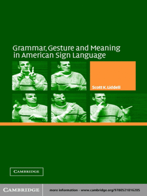 cover image of Grammar, Gesture, and Meaning in American Sign Language
